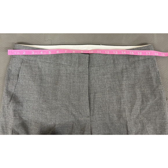 New BCBG Max Azria Womens 12 Med Heather Grey Carla Slim Flare Dress Trouser FS - Picture 7 of 12